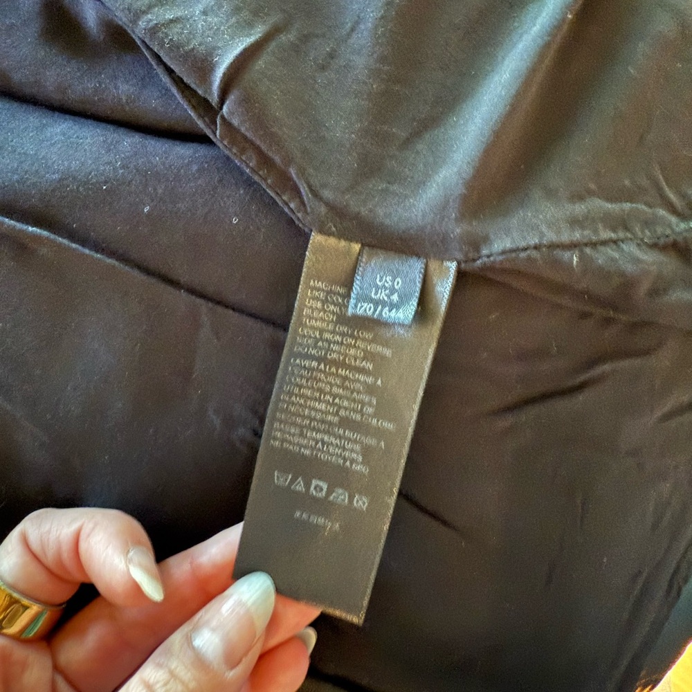 Free People Maisie Fauz Leather Mini Skirt Size 0 - Picture 4 of 5